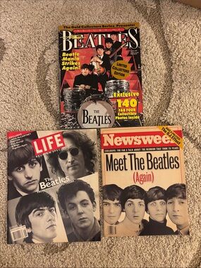 Vintage Beatles Magazine Lot